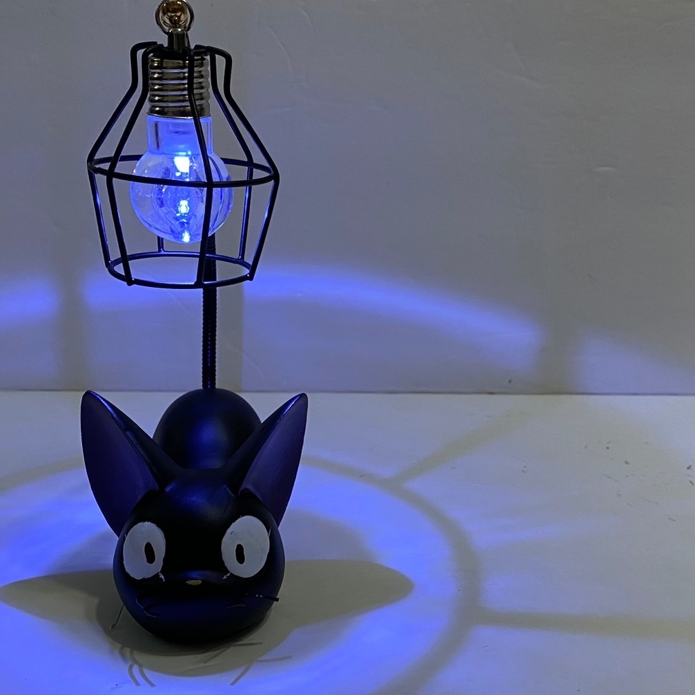 Kiki’s Delivery service lamp jiji cat figurine,Statue 7”Tall